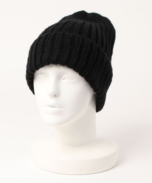 Green Parks(グリーンパークス)の「・リブアミニットワッチ*(ニットキャップ/ビーニー・レディース・ブラック/グレイッシュベージュ/グリーン/アイボリー・FREE)」の12枚目の写真