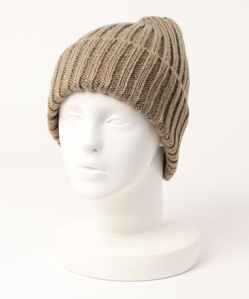 Green Parks(グリーンパークス)の「・リブアミニットワッチ*(ニットキャップ/ビーニー・レディース・ブラック/グレイッシュベージュ/グリーン/アイボリー・FREE)」の10枚目の写真