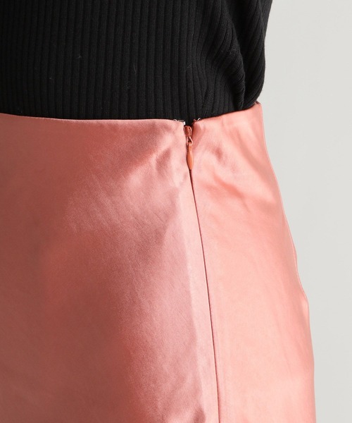 Andemiu（アンデミュウ）の「サテンナロースカート181127（スカート・レディース・ピンク/アイボリー/モカ・SMALL/MEDIUM）」の11枚目の写真