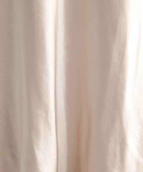 Andemiu（アンデミュウ）の「サテンナロースカート181127（スカート・レディース・ピンク/アイボリー/モカ・SMALL/MEDIUM）」の7枚目の写真