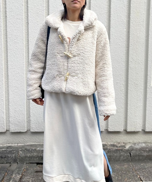 【セール】ベアボア中綿ショートダッフル（ブルゾン）｜Jewelobe（ジュエローブ） 5,465円