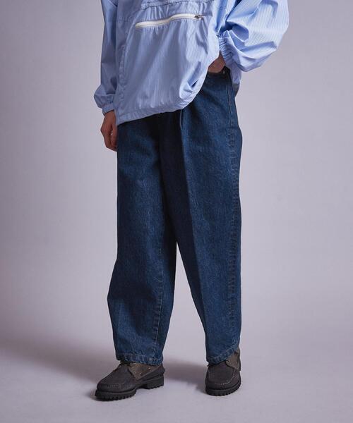 【タグ付き】モンキータイム　デニムワイドパンツ L MONKEY TIME（モンキータイム）の「＜monkey time＞ DENIM 1P