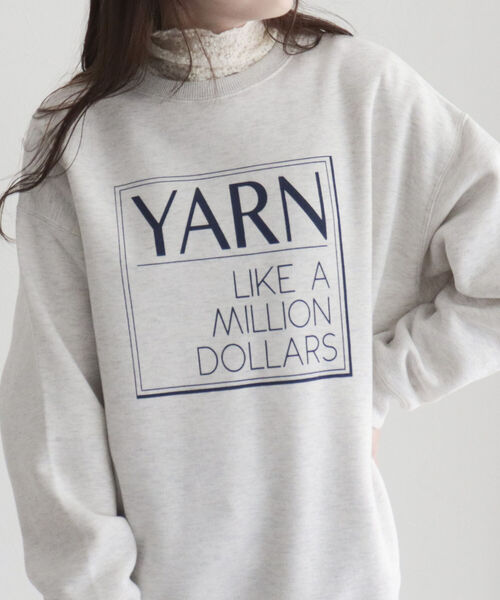 fredy emue(フレディエミュ)の「ロゴ裏起毛スウェット(スウェット・レディース・ネイビー/ライトグレー/グレー・38)」の1枚目の写真