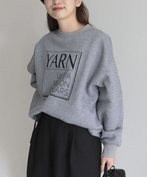 fredy emue(フレディエミュ)の「ロゴ裏起毛スウェット(スウェット・レディース・ネイビー/ライトグレー/グレー・38)」の20枚目の写真