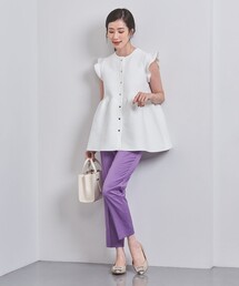 UNITED ARROWS | P/TA シャイニー ドライ スリムパンツ(その他パンツ)