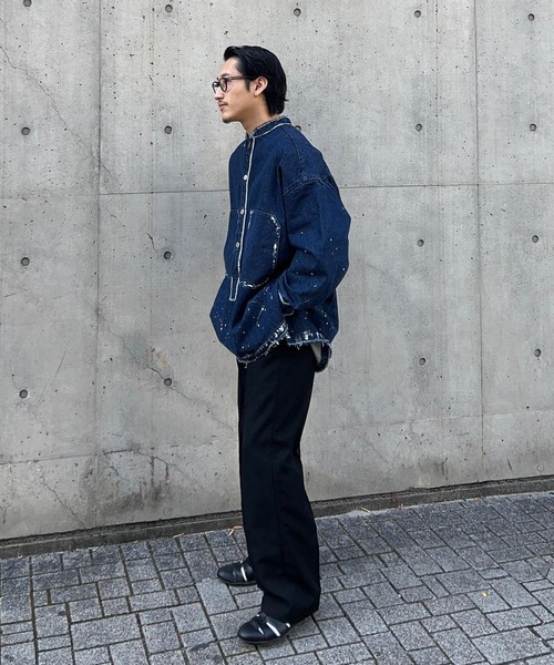 TANAKA（タナカ）の「【TANAKA / タナカ】THE TROUSERS / トラウザー（スラックス・メンズ・ブラック・27/28/29）」の4枚目の写真