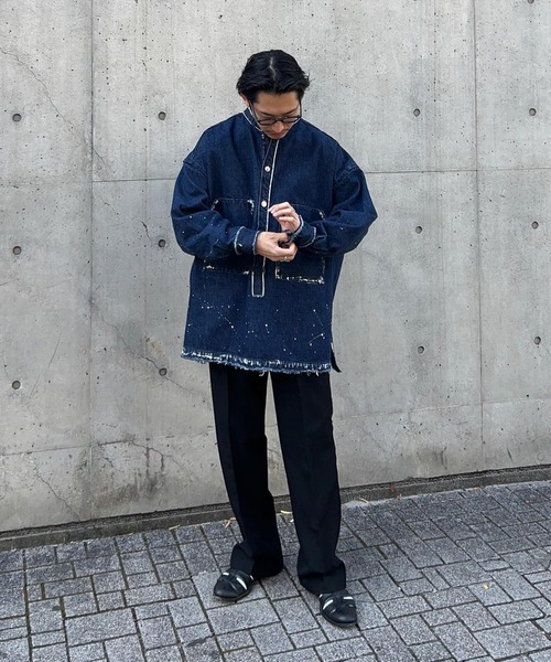 TANAKA（タナカ）の「【TANAKA / タナカ】THE TROUSERS / トラウザー（スラックス・メンズ・ブラック・27/28/29）」の2枚目の写真