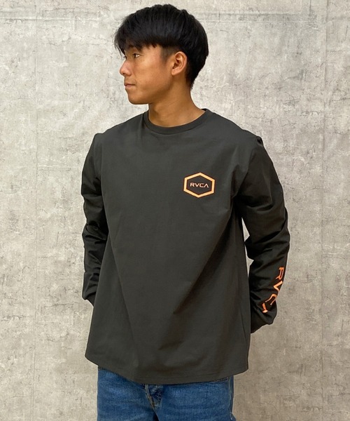 RVCA/ルーカ ユーティリティ/水陸両用 バックプリント ラッシュTEE