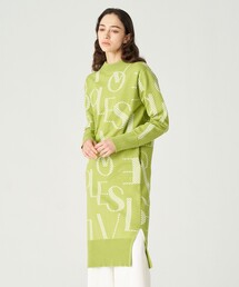 LOVELESS | シャッフルロゴニットドレス(ワンピース)