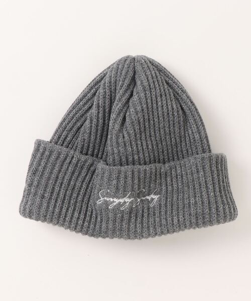 STARTER（スターター）の「【STARTER / スターター】ロゴ ニットキャップ（ニットキャップ/ビーニー・メンズ・グレー/ブラック・ONESIZE）」の4枚目の写真