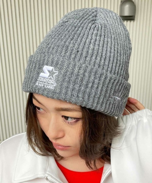 STARTER（スターター）の「【STARTER / スターター】ロゴ ニットキャップ（ニットキャップ/ビーニー・メンズ・グレー/ブラック・ONESIZE）」の12枚目の写真