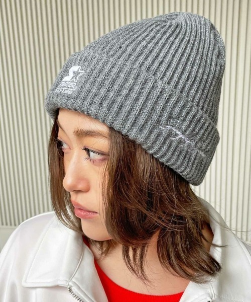 STARTER（スターター）の「【STARTER / スターター】ロゴ ニットキャップ（ニットキャップ/ビーニー・メンズ・グレー/ブラック・ONESIZE）」の11枚目の写真