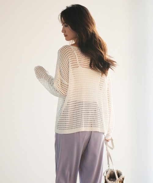 SAISON DE PAPILLON（セゾンドパピヨン）の「カップ付きカットソーキャミソール（その他アンダーウェア/インナー・レディース・ブラック/グレー/ベージュ/ブラウン/ホワイト/グリーン・M/L）」の17枚目の写真