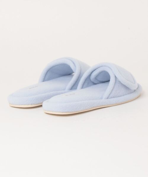 Priv. Spoons Club(プライベートスプーンズクラブ)の「オープンアッパースリッパ(レディース)(ルームシューズ/スリッパ・レディース・クリーム/グレー/サックスブルー/ピンク・FREE)」の7枚目の写真