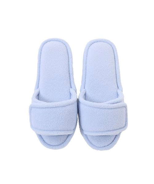 Priv. Spoons Club(プライベートスプーンズクラブ)の「オープンアッパースリッパ(レディース)(ルームシューズ/スリッパ・レディース・クリーム/グレー/サックスブルー/ピンク・FREE)」の1枚目の写真