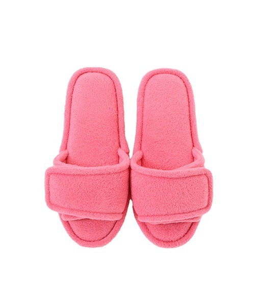 Priv. Spoons Club(プライベートスプーンズクラブ)の「オープンアッパースリッパ(レディース)(ルームシューズ/スリッパ・レディース・クリーム/グレー/サックスブルー/ピンク・FREE)」の4枚目の写真