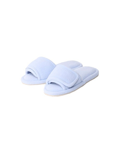 Priv. Spoons Club(プライベートスプーンズクラブ)の「オープンアッパースリッパ(レディース)(ルームシューズ/スリッパ・レディース・クリーム/グレー/サックスブルー/ピンク・FREE)」の12枚目の写真