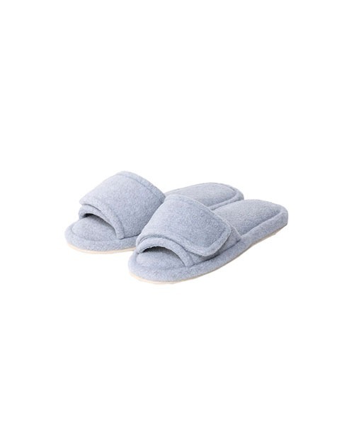 Priv. Spoons Club(プライベートスプーンズクラブ)の「オープンアッパースリッパ(レディース)(ルームシューズ/スリッパ・レディース・クリーム/グレー/サックスブルー/ピンク・FREE)」の15枚目の写真