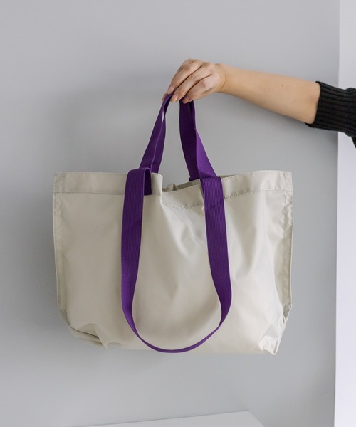mystic(ミスティック)の「NYLONY コントラストツーハンドルトート S(トートバッグ・レディース・グリーン/パープル/イエロー・ONE SIZE)」の12枚目の写真