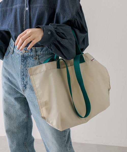 mystic(ミスティック)の「NYLONY コントラストツーハンドルトート S(トートバッグ・レディース・グリーン/パープル/イエロー・ONE SIZE)」の14枚目の写真