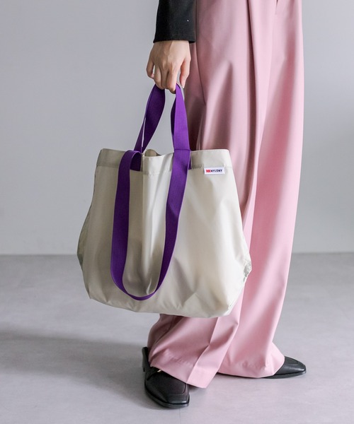 mystic(ミスティック)の「NYLONY コントラストツーハンドルトート S(トートバッグ・レディース・グリーン/パープル/イエロー・ONE SIZE)」の11枚目の写真