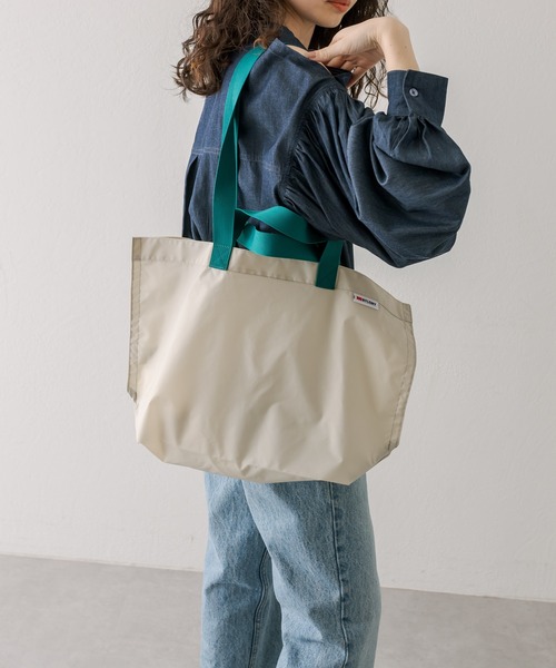mystic(ミスティック)の「NYLONY コントラストツーハンドルトート S(トートバッグ・レディース・グリーン/パープル/イエロー・ONE SIZE)」の13枚目の写真