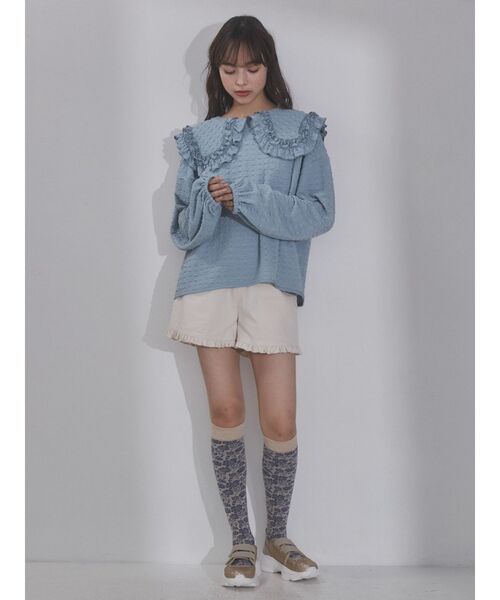 merry jenny（メリージェニー）の「グリッターベルクロスニーカー（スニーカー・レディース・ライトブルー/ブラック/ゴールド・SMALL/MEDIUM/LARGE）」の10枚目の写真