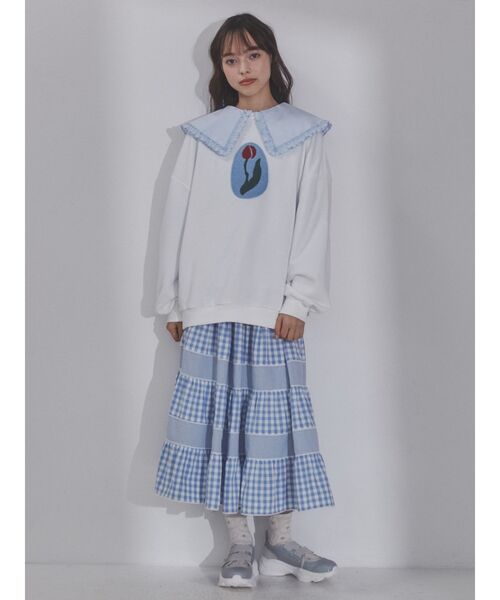 merry jenny（メリージェニー）の「グリッターベルクロスニーカー（スニーカー・レディース・ライトブルー/ブラック/ゴールド・SMALL/MEDIUM/LARGE）」の13枚目の写真