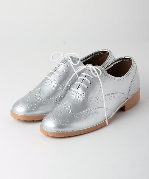 Another Edition（アナザーエディション）の「RAINFUBSウィングチップレインシューズ/BCRAINFUBS WING/T25◆（レインシューズ・レディース・ブラック/シルバー・23.0cm/25.0cm/24.0cm）」の2枚目の写真