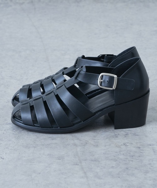 Lui's（ルイス）の「ヒールグルカサンダル（サンダル・メンズ・ブラック・41/42/43）」の8枚目の写真