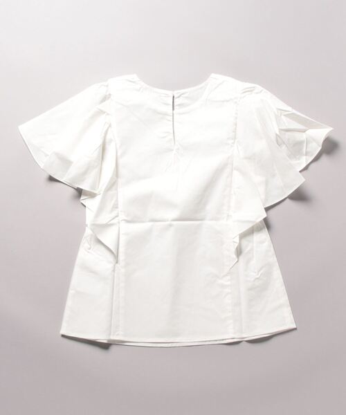 Love,Bonito(ラブボニート)の「エスマエ フラッタースリーブ シェルトップス(その他トップス・レディース・ホワイト・SMALL/LARGE/MEDIUM)」の5枚目の写真