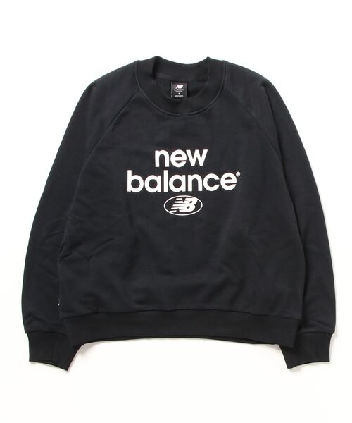NEW BALANCE（ニューバランス）の「ニューバランス New Balance グラフィック スウェットクルー（スウェット・レディース・ブルー/オレンジ/ブラック・M/L/XL/S）」の2枚目の写真
