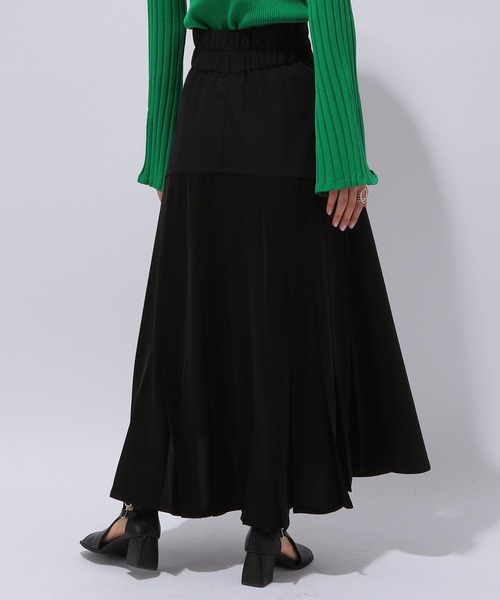 HARE（ハレ）の「COTATTO/トレンチデザインスカート(HARE)（スカート・レディース・ブラック/ベージュ・FREE）」の3枚目の写真