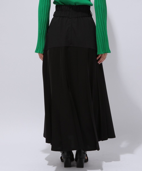 HARE（ハレ）の「COTATTO/トレンチデザインスカート(HARE)（スカート・レディース・ブラック/ベージュ・FREE）」の14枚目の写真