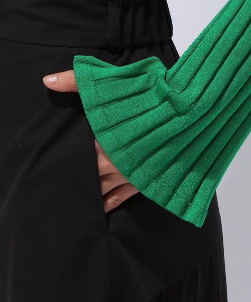 HARE（ハレ）の「COTATTO/トレンチデザインスカート(HARE)（スカート・レディース・ブラック/ベージュ・FREE）」の8枚目の写真