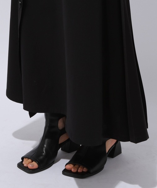 HARE（ハレ）の「COTATTO/トレンチデザインスカート(HARE)（スカート・レディース・ブラック/ベージュ・FREE）」の12枚目の写真