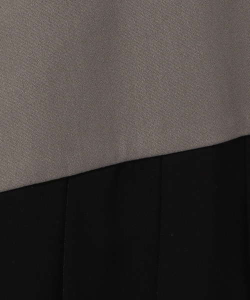 HARE（ハレ）の「COTATTO/トレンチデザインスカート(HARE)（スカート・レディース・ブラック/ベージュ・FREE）」の4枚目の写真