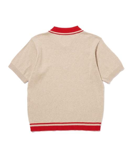 【リーバイスアウトレット】LEVI'S(R) MADE&CRAFTED(R) 半袖ポロニットシャツ ベージュ CREAM RED 楽天市場】LEVI'S(R) MADE＆CRAFTED(R) 半袖ポロニットシャツ