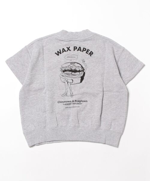 LOWRYS FARM（ローリーズファーム）の「WAX PAPERミニウラケプリントＴシャツ　182805（Tシャツ/カットソー・キッズ・ホワイト/ピンク/グレー/アイボリー・110cm/120cm/130cm/140cm/150cm）」の6枚目の写真