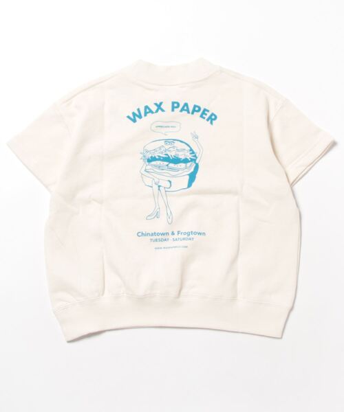 LOWRYS FARM（ローリーズファーム）の「WAX PAPERミニウラケプリントＴシャツ　182805（Tシャツ/カットソー・キッズ・ホワイト/ピンク/グレー/アイボリー・110cm/120cm/130cm/140cm/150cm）」の7枚目の写真