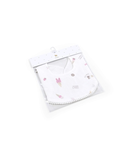 SLAP SLIP BABY(スラップスリップベビー)の「SLAPSLIPBABY/コットン柄ナレ総柄ガーゼスタイベビー(スタイ/よだれかけ・キッズ・レッド系その他/ピンク系その他/イエロー系その他/グリーン系その他・ONESIZE)」の9枚目の写真