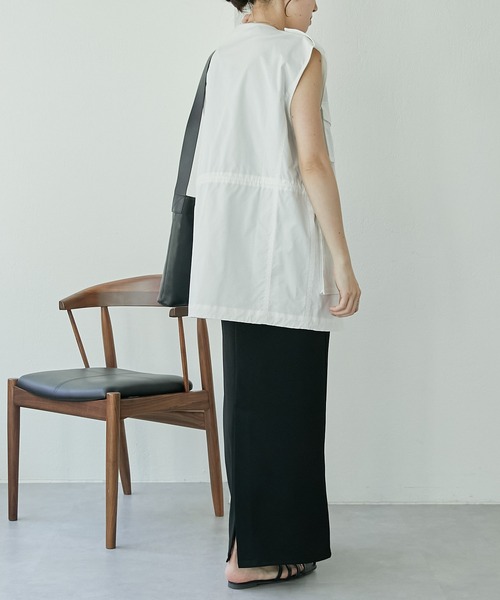 COLLAGE GALLARDAGALANTE（コラージュガリャルダガランテ）の「フィッシャーマンベスト（ベスト・レディース・ホワイト/ブラック・FREE）」の16枚目の写真