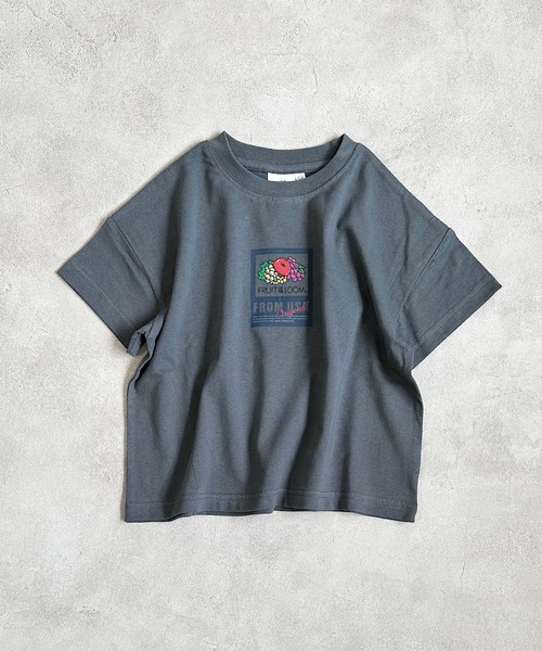 FRUIT OF THE LOOM（フルーツオブザルーム）の「【FRUIT OF THE LOOM】プリントT(80～160cm)（Tシャツ/カットソー・キッズ・チャコール/ピンク/ライトブルー/オフホワイト・80/90/95/100/110/120/130/140/150/160）」の7枚目の写真