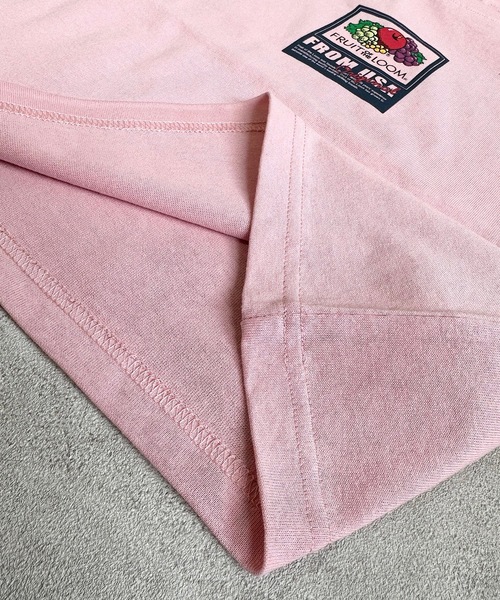 FRUIT OF THE LOOM（フルーツオブザルーム）の「【FRUIT OF THE LOOM】プリントT(80～160cm)（Tシャツ/カットソー・キッズ・チャコール/ピンク/ライトブルー/オフホワイト・80/90/95/100/110/120/130/140/150/160）」の5枚目の写真