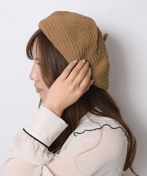 Flowering Korea（フラワーリングコリア）の「クロシェ編み ベレー帽（ハンチング/ベレー帽）」