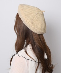 Flowering Korea（フラワーリングコリア）の「クロシェ編み ベレー帽（ハンチング/ベレー帽）」