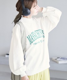 【CONVERSE/コンバース】裏毛ボリュームタックスリーブプルオーバー
