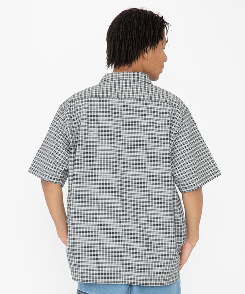 XLARGE（エクストララージ）の「EMBROIDERED PLAID S/S SHIRT（シャツ/ブラウス・メンズ・ブラック/オリーブ・S/M/L/XL）」の7枚目の写真