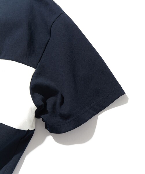 NAUTICA（ノーティカ）の「NAUTICA/ノーティカ Panel Border S/S Pocket Tee/パネルボーダー ショートスリーブTシャツ（Tシャツ/カットソー・メンズ・グリーン/ネイビー/ホワイト/ライトグレー/ブラック・LARGE/SMALL/X-LARGE/MEDIUM）」の10枚目の写真