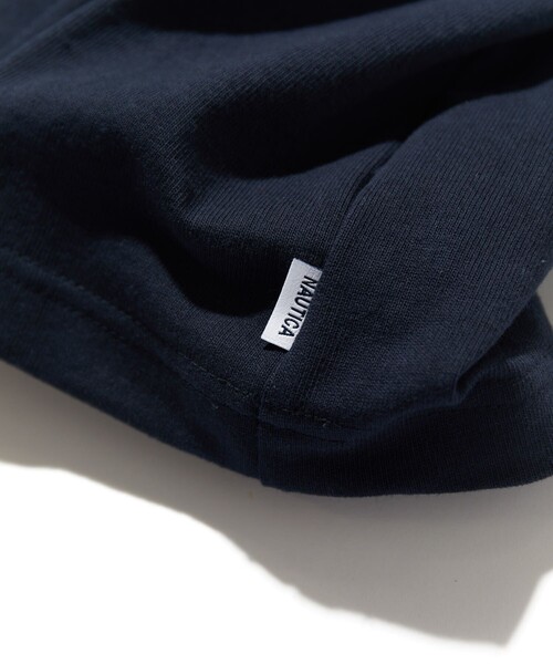 NAUTICA（ノーティカ）の「NAUTICA/ノーティカ Panel Border S/S Pocket Tee/パネルボーダー ショートスリーブTシャツ（Tシャツ/カットソー・メンズ・グリーン/ネイビー/ホワイト/ライトグレー/ブラック・LARGE/SMALL/X-LARGE/MEDIUM）」の11枚目の写真